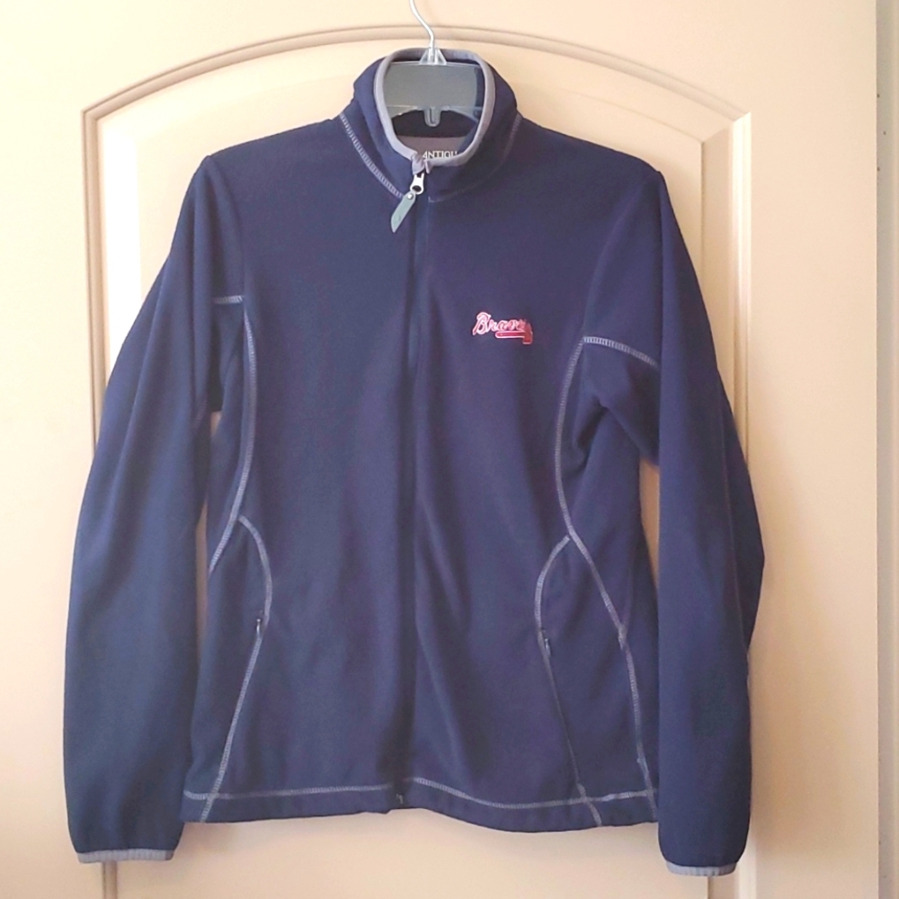 Atlanta Braves Women's Size S Fleece Jacket